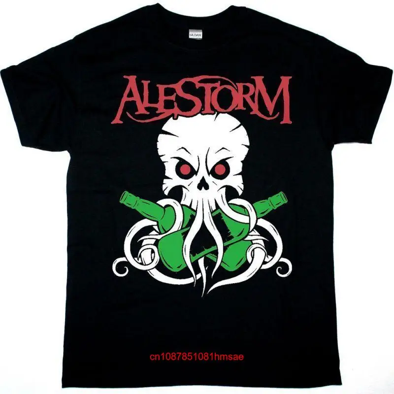 Новая Черная футболка с длинным или коротким рукавом ALESTORM Пираты балатонской