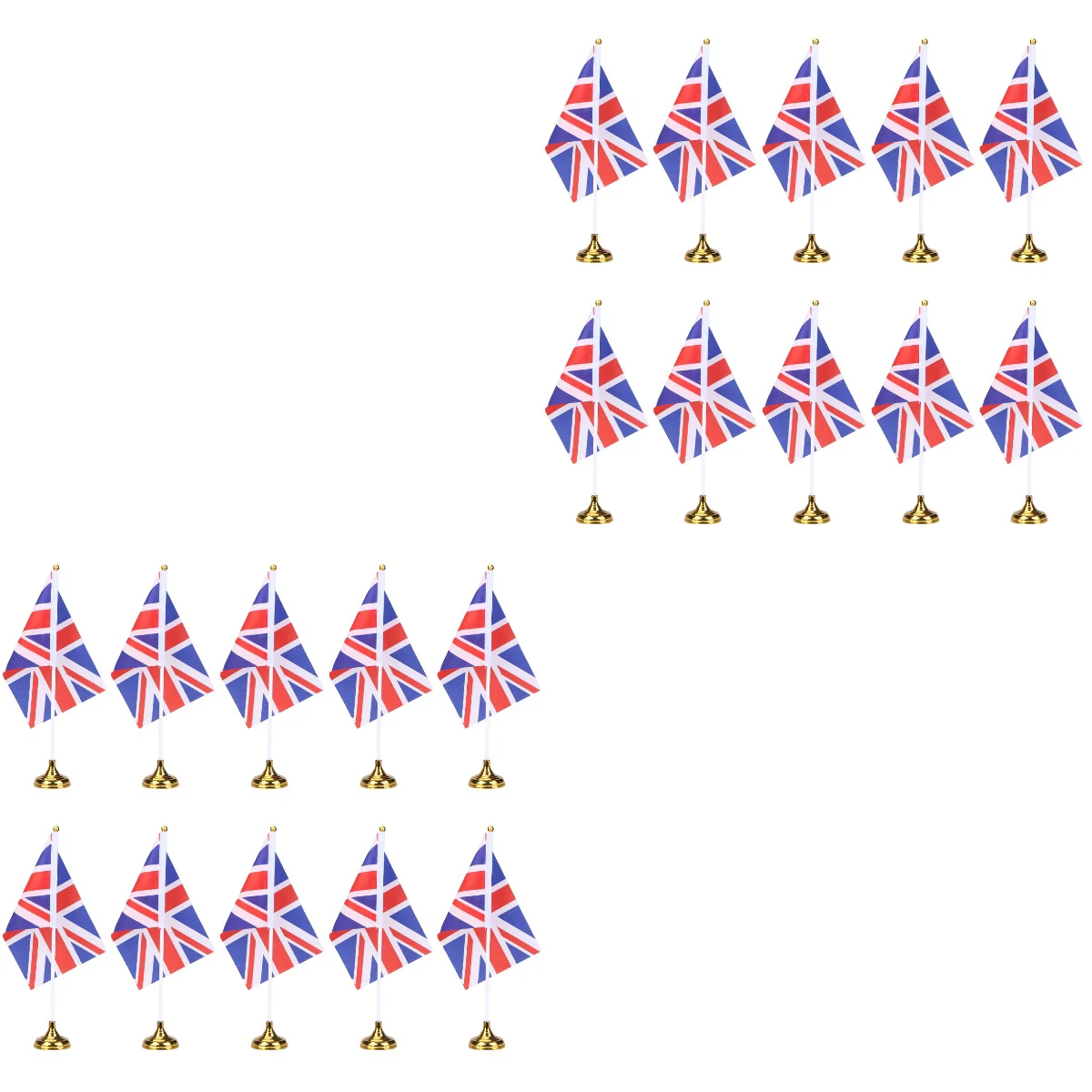 96 Pcs Creative UK Desktop Flag UK National Country Flag Tabletop Flags Desk Decoration for Home Office (24 Gold Round Base and
96 Pcs Creative UK Desktop Flag UK National Country Flag Tabletop Flags Desk Decoration for Home Office (24 Gold Round Base and