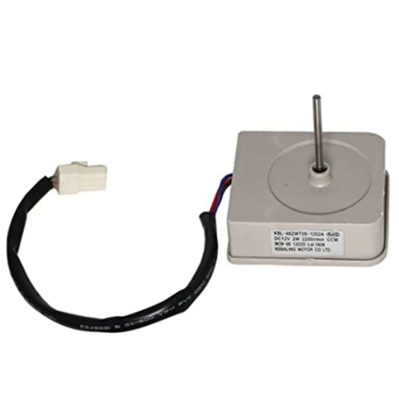 2X KBL-48ZWT05-1202A (DC12V 2W 2200R/Min) Refrigerator Accessories Evaporator Fan Motor
2X KBL-48ZWT05-1202A (DC12V 2W 2200R/Min) Refrigerator Accessories Evaporator Fan Motor