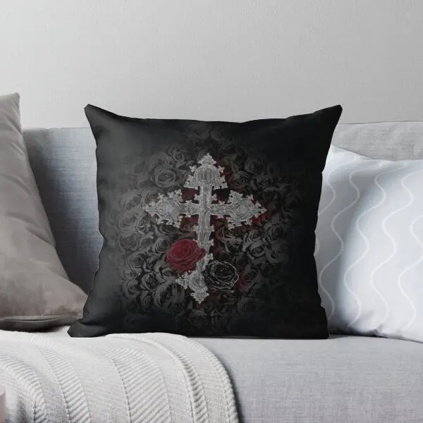 Gothic Dark Cross Printing Throw Pillow Cover Cushion Square Car Comfort Fashion Bedroom Wedding Soft Bed Pillows not include
Gothic Dark Cross Printing Throw Pillow Cover Cushion Square Car Comfort Fashion Bedroom Wedding Soft Bed Pillows not include