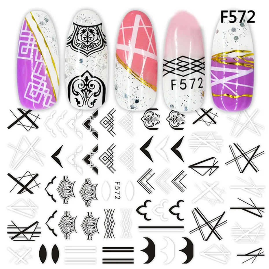 Simple Lines Nail Stickers Nail Decals Black White Flowers Sliders For Nail Nail Art Decoration Letter Sticker Nail Art Supplies
Simple Lines Nail Stickers Nail Decals Black White Flowers Sliders For Nail Nail Art Decoration Letter Sticker Nail Art Supplies