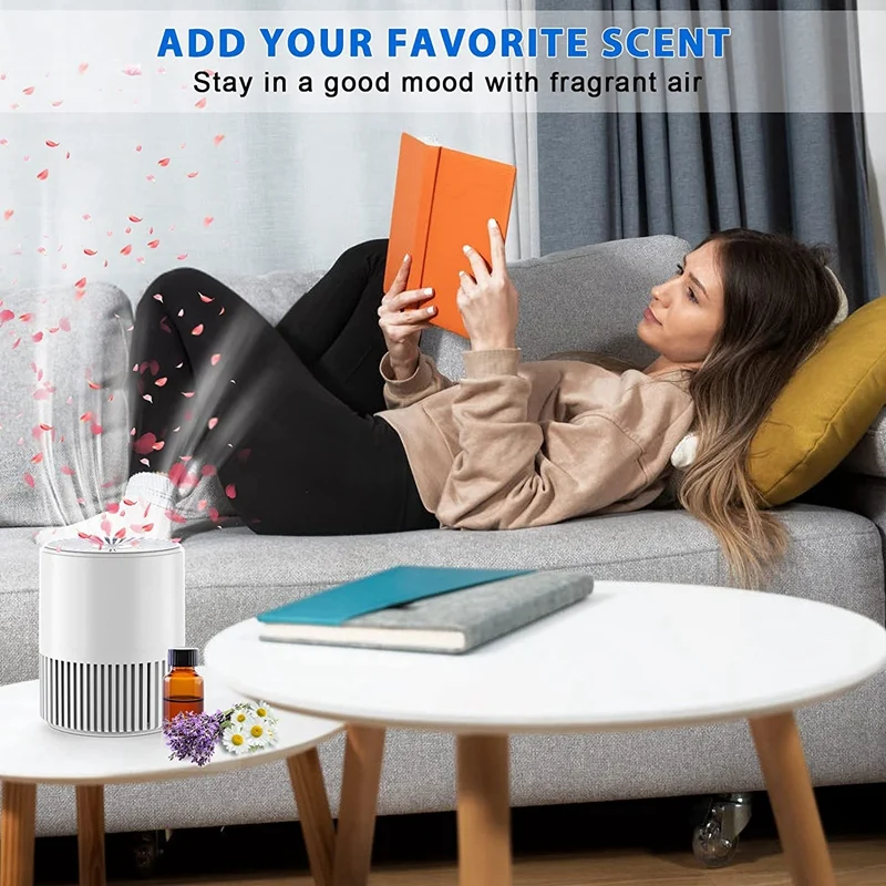 Air Purifiers For Bedroom - Air Purifier For Removing Smoke Dust Pet Dander Odors Pollen And Hair, With Quiet Sleep Mode
Air Purifiers For Bedroom - Air Purifier For Removing Smoke Dust Pet Dander Odors Pollen And Hair, With Quiet Sleep Mode