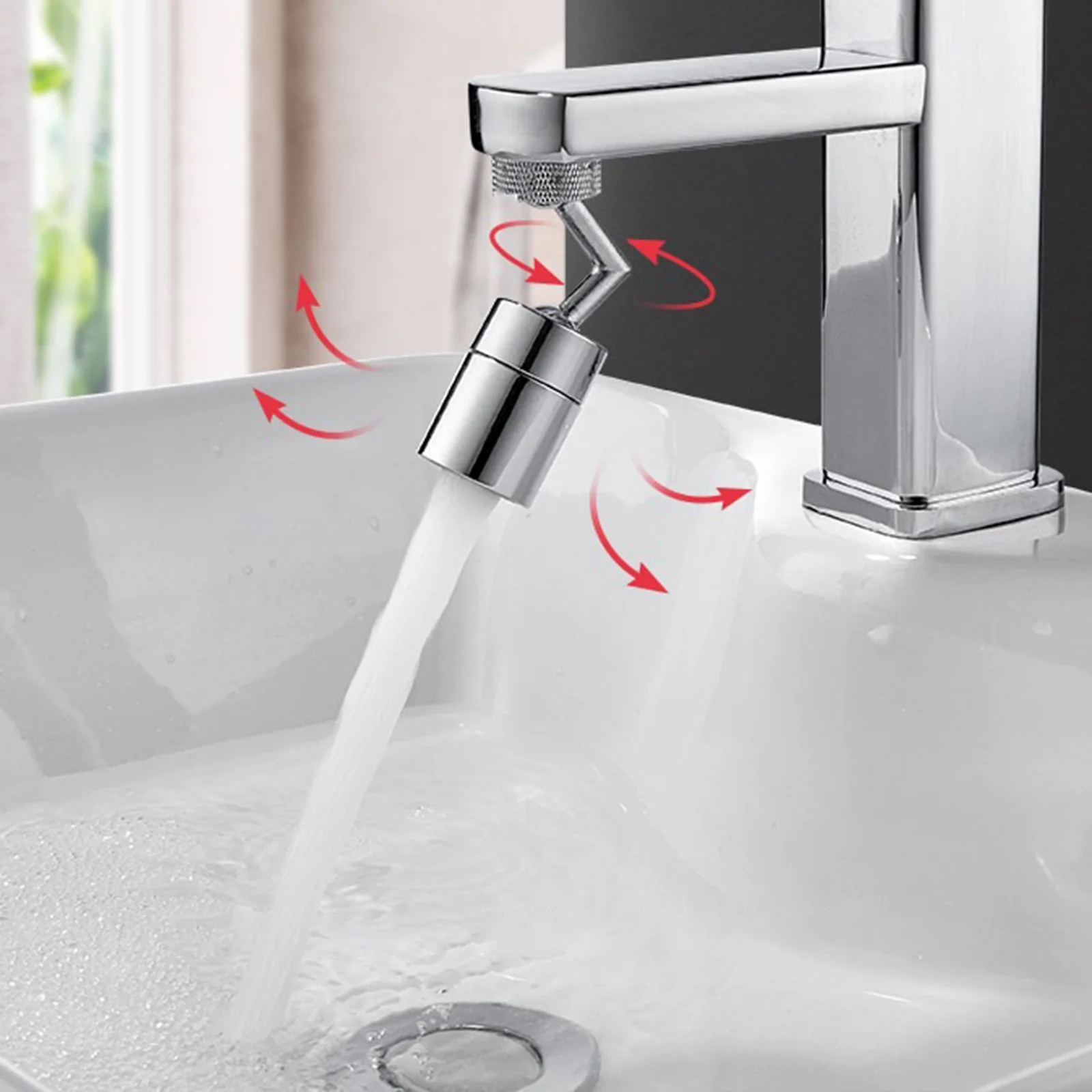 720° Universal Rotation Faucet Splash Filter Faucet Spray Head Water Outlet Faucet Extender Bubbler Sprayer Bathroom Accessories
720° Universal Rotation Faucet Splash Filter Faucet Spray Head Water Outlet Faucet Extender Bubbler Sprayer Bathroom Accessories