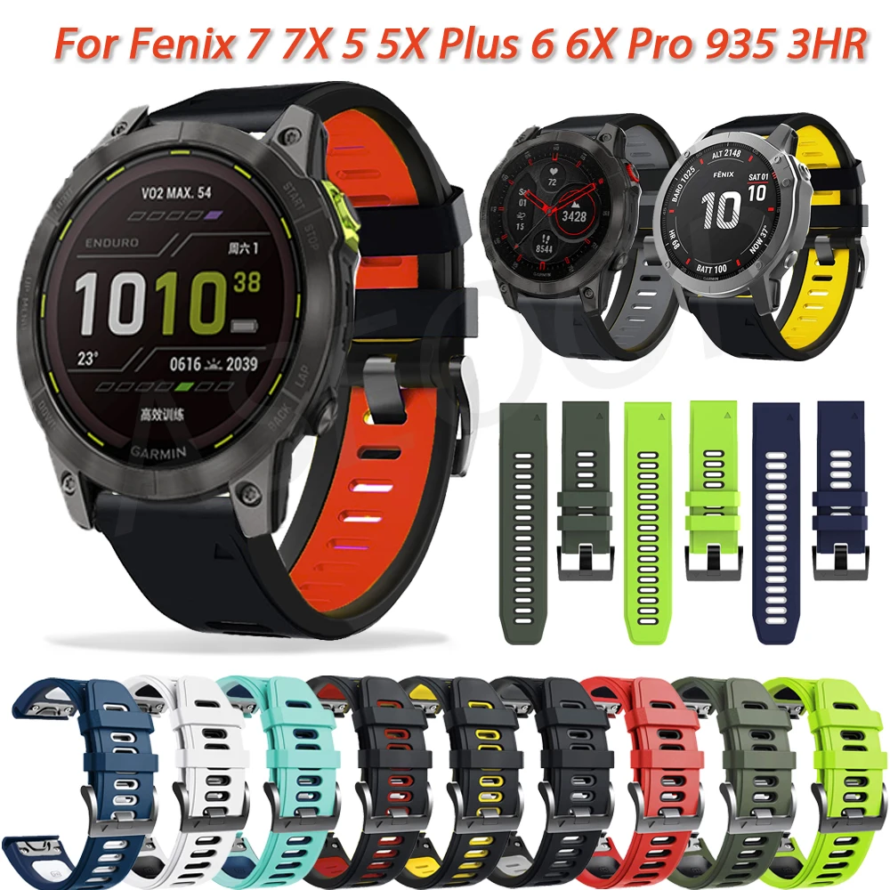 Ремешок силиконовый для наручных часов Garmin Fenix 6 6X Pro 5 5X Plus 3HR 7 7X Enduro 935, 22 мм
Ремешок силиконовый для наручных часов Garmin Fenix 6 6X Pro 5 5X Plus 3HR 7 7X Enduro 935, 22 мм