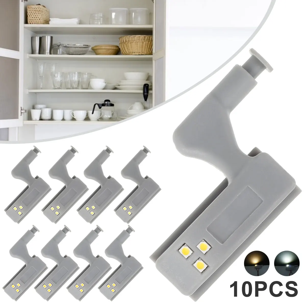 10pcs LED Inner Hinge Lamp Under Cabinet Lights Universal Wardrobe Cupboard Sensor Lamp for Bedroom Kitchen Closet Night Light
10pcs LED Inner Hinge Lamp Under Cabinet Lights Universal Wardrobe Cupboard Sensor Lamp for Bedroom Kitchen Closet Night Light