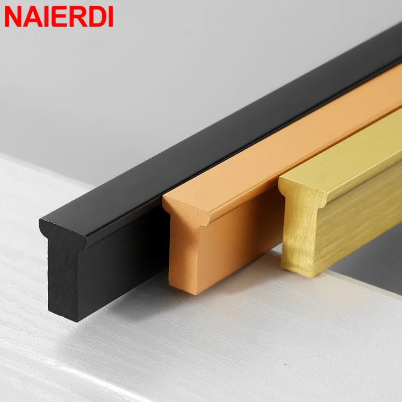 NAIERDI American Simple Black Aluminum Alloy Furniture Handle 1000mm Long Kitchen Cabinet Door Pulls Drawer Knobs Cabinet Handle
NAIERDI American Simple Black Aluminum Alloy Furniture Handle 1000mm Long Kitchen Cabinet Door Pulls Drawer Knobs Cabinet Handle