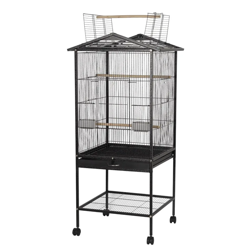 Large Metal Bird Flight Cage Open Top Bird Breeding Cage With Wheels Birdcage with Perch Stand Parrot Pigeon Aviary Pet House
Large Metal Bird Flight Cage Open Top Bird Breeding Cage With Wheels Birdcage with Perch Stand Parrot Pigeon Aviary Pet House
