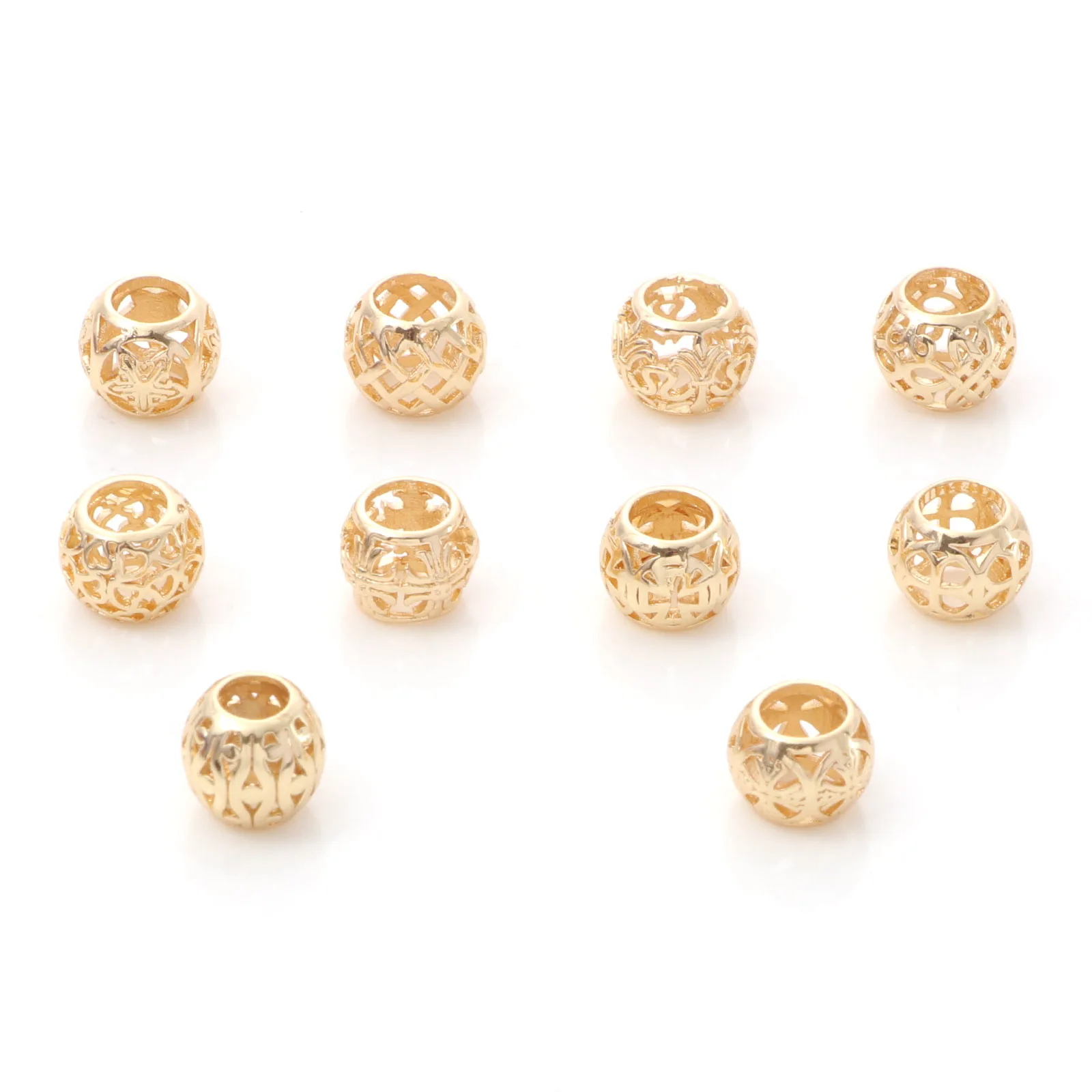 2PCs Copper Beads Gold Color Metal Loose Beads Drum Filigree Geometric Cross Hollow Spacer Beads DIY Making Necklace Jewelry
2PCs Copper Beads Gold Color Metal Loose Beads Drum Filigree Geometric Cross Hollow Spacer Beads DIY Making Necklace Jewelry