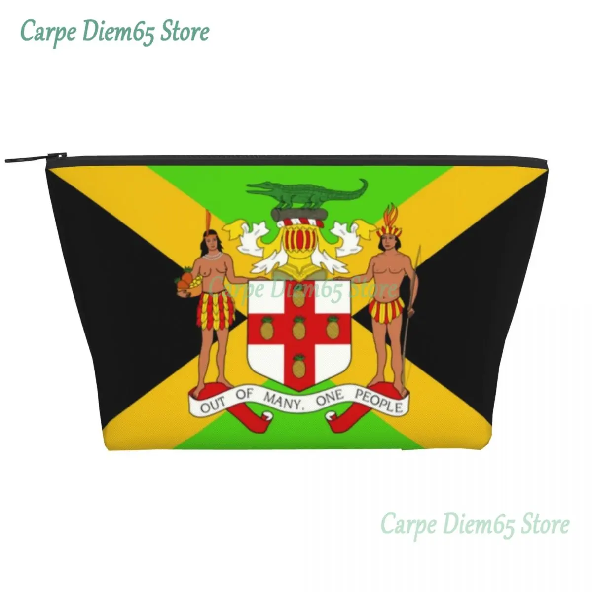 Jamaican Coat Of Arms Flag Cosmetic Bag Women Kawaii Big Capacity Jamaica Proud Makeup Case Beauty Storage Toiletry Bags
Jamaican Coat Of Arms Flag Cosmetic Bag Women Kawaii Big Capacity Jamaica Proud Makeup Case Beauty Storage Toiletry Bags