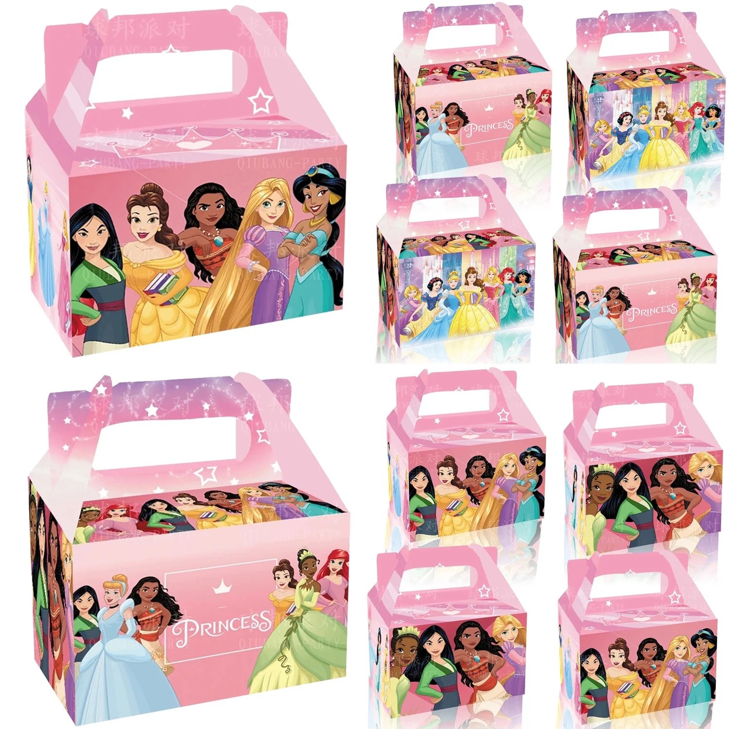 Disney Princess Birthday Party Supplies Snow White Belle Ariel Cinderella Candy Box Snack Goody Cardboard Boxes Gift Favor Bags
Disney Princess Birthday Party Supplies Snow White Belle Ariel Cinderella Candy Box Snack Goody Cardboard Boxes Gift Favor Bags