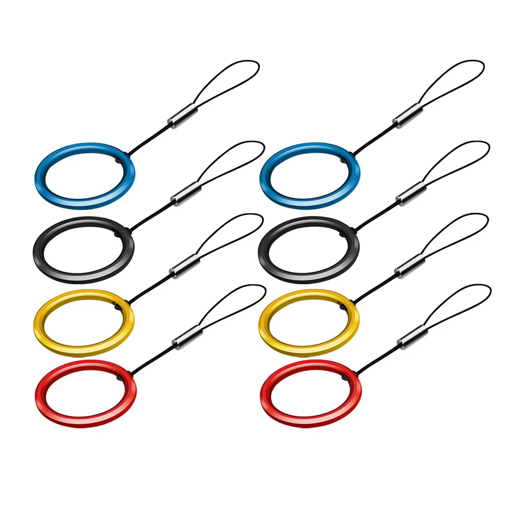 8pcs Phone Lanyard Finger Ring Short Anti-lost Hanging Rope Mobile Phone Strap for U disk Camera Keychain
8pcs Phone Lanyard Finger Ring Short Anti-lost Hanging Rope Mobile Phone Strap for U disk Camera Keychain