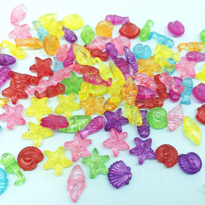 Acrylic Plastic Color Transparent Marine Biological Shell Beaded Material DIY Bracelet Necklace Jewelry Accessories Wholesale
Acrylic Plastic Color Transparent Marine Biological Shell Beaded Material DIY Bracelet Necklace Jewelry Accessories Wholesale