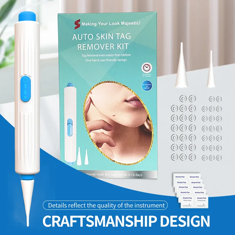 Auto Skin Tag Removal Kit with Cleansing Swabs Painless Wart Removal Skin Label Mole Acne Beauty Skin Care Beauty Tools 
Auto Skin Tag Removal Kit with Cleansing Swabs Painless Wart Removal Skin Label Mole Acne Beauty Skin Care Beauty Tools