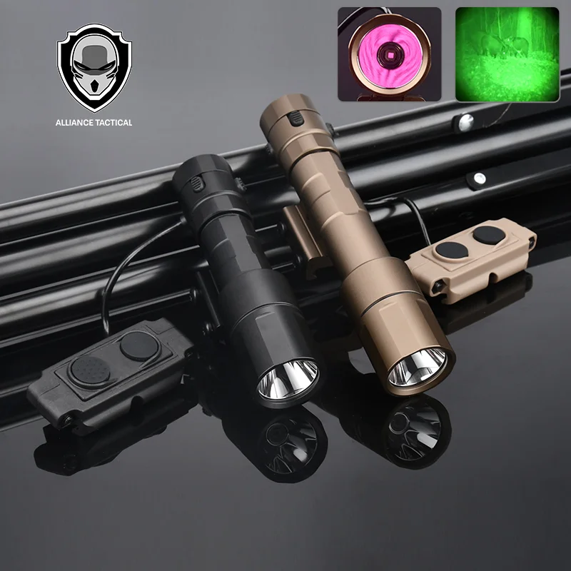 

Metal REIN 2.0 IR Flashlight Tactical Cloud Defense Marking Infrared Night Vision Lighting LED Lamp Fit 20mm Picatinny Rail