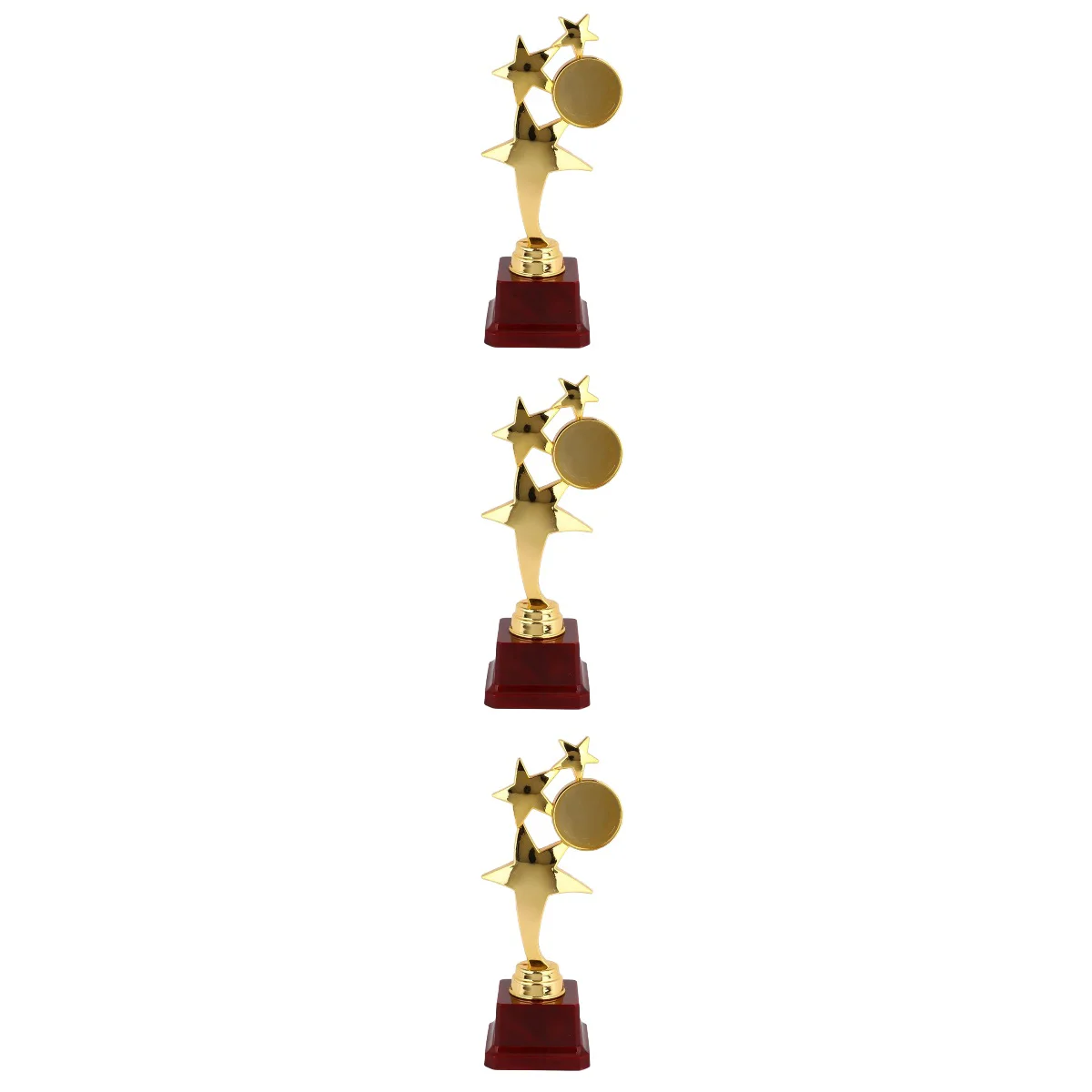 3pcs Mini Award Trophy Plastic Reward Prizes Decoration Awards Trophy Ceremony Gift for Boys Girls Party Celebrations (Golden)
3pcs Mini Award Trophy Plastic Reward Prizes Decoration Awards Trophy Ceremony Gift for Boys Girls Party Celebrations (Golden)