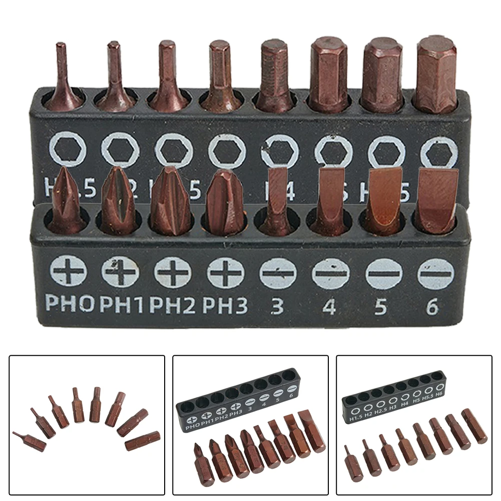 16pcs Screwdriver Bit Drive Set Hex Shank Cross Slotted Anti Slip Used With Ratchet Wrench Anti-corrosion Durable Hand Tools
16pcs Screwdriver Bit Drive Set Hex Shank Cross Slotted Anti Slip Used With Ratchet Wrench Anti-corrosion Durable Hand Tools