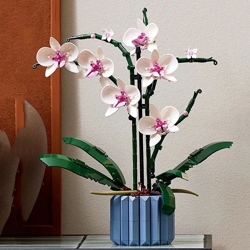 Orchid building blocks Flower bouquets Plants Creative decorations Girls' assembled building blocks, toys, gifts
Orchid building blocks Flower bouquets Plants Creative decorations Girls' assembled building blocks, toys, gifts