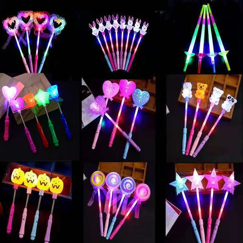 10pcs Star Heart Crown LED Flashing Sticks Light Fairy Wand Glow Party Led Stick Parade Birthday Gift Christmas Halloween
10pcs Star Heart Crown LED Flashing Sticks Light Fairy Wand Glow Party Led Stick Parade Birthday Gift Christmas Halloween