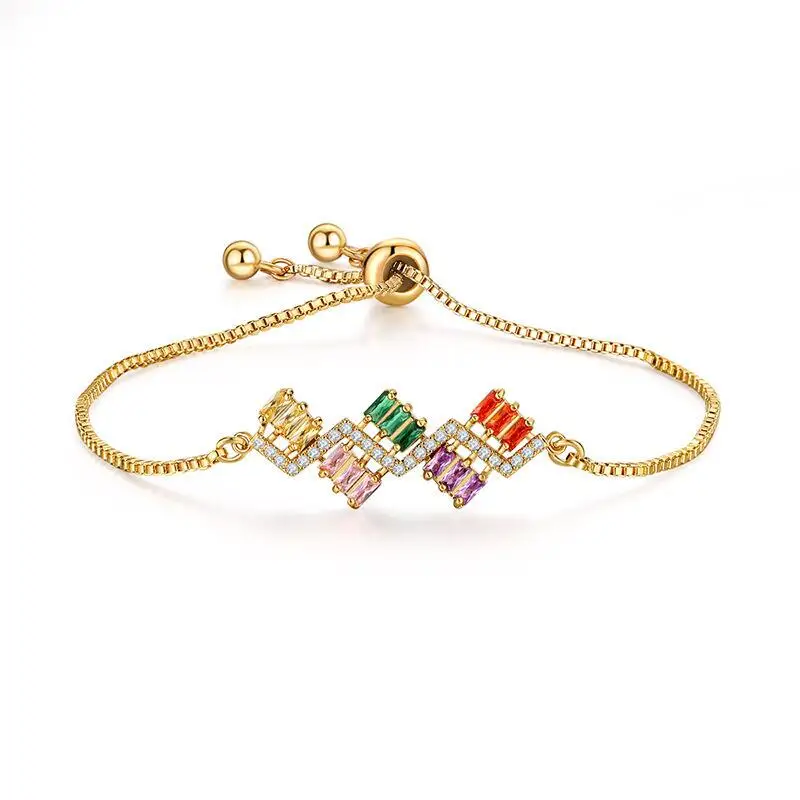 Crystal Bracelet Colorful Diamond Zircon Bracelet For Women Zircon Birthday Gift Banquet Party Engagement Jewelry
Crystal Bracelet Colorful Diamond Zircon Bracelet For Women Zircon Birthday Gift Banquet Party Engagement Jewelry