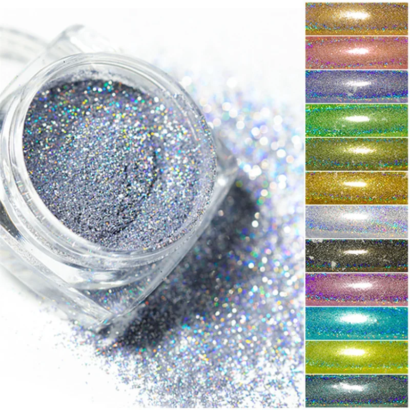 Holographics Powder Laser Nail Glitter Chrome Sequins Gel Polish Flakes for Nails Art Dust Decorations Manicure Pigment
Holographics Powder Laser Nail Glitter Chrome Sequins Gel Polish Flakes for Nails Art Dust Decorations Manicure Pigment