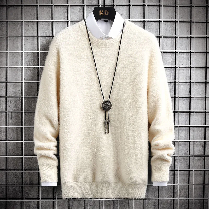 Solid Men's Winter Sweater Vintage Man Clothes New in Sweaters and Jumpers Round Neck Pullover Mens Jumper 2023 Autumn New 
Solid Men's Winter Sweater Vintage Man Clothes New in Sweaters and Jumpers Round Neck Pullover Mens Jumper 2023 Autumn New