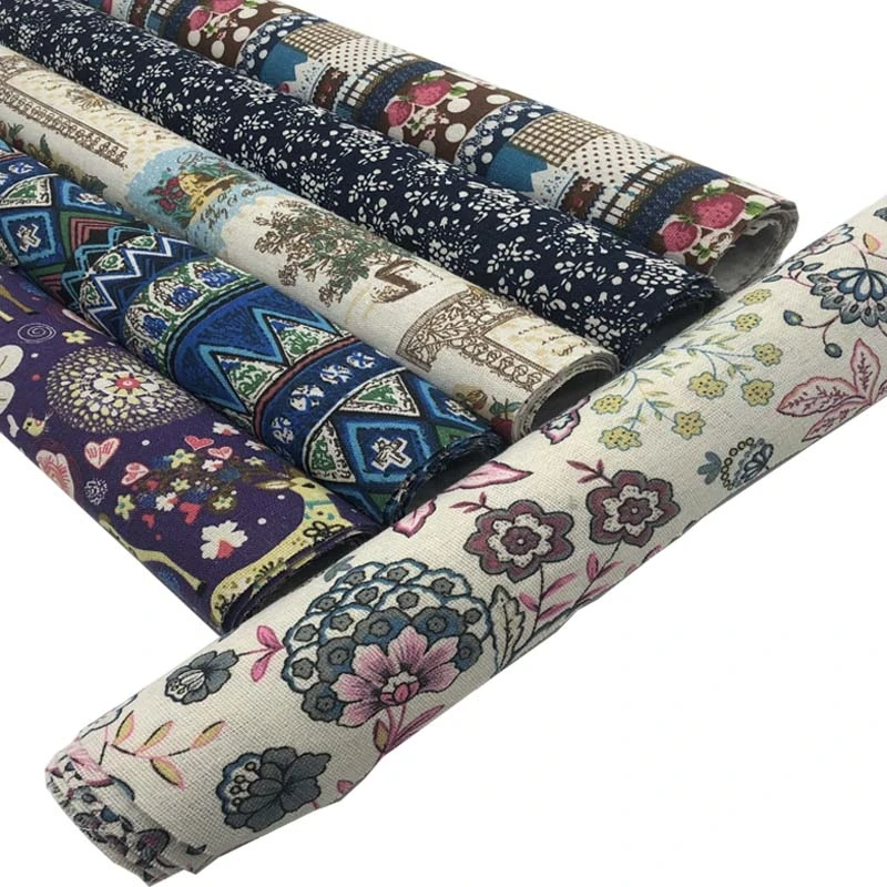 Self-adhesive Printed Cotton/Linen Fabric, 1m/lot 
Self-adhesive Printed Cotton/Linen Fabric, 1m/lot