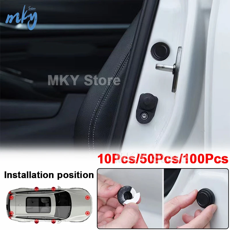 10/50/100Pcs Car Door Shockproof Pad Silent Gasket Shock-absorbing Stickers Car Trunk Sound Insulation Pad Thickening Cushion 
10/50/100Pcs Car Door Shockproof Pad Silent Gasket Shock-absorbing Stickers Car Trunk Sound Insulation Pad Thickening Cushion