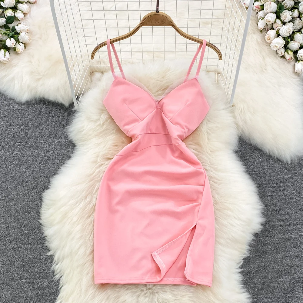 Sexy Club Dress Sling Women Summer Fashion Sexy Sleeveless Backless Show Chest Desire Dress Ladies Tight Wrap Hip Short Dresses
Sexy Club Dress Sling Women Summer Fashion Sexy Sleeveless Backless Show Chest Desire Dress Ladies Tight Wrap Hip Short Dresses