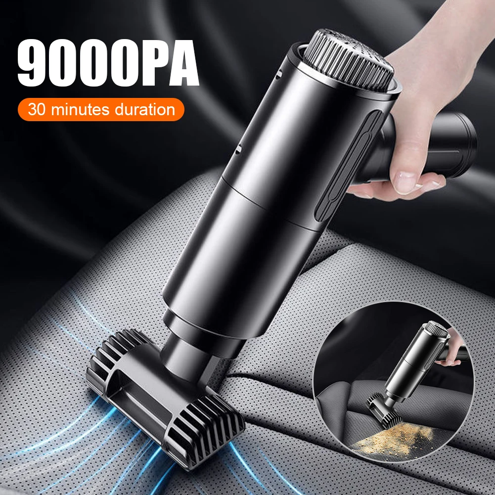 120W Car Vacuum 9000Pa Rechargeable Wireless Vacuum Cleaner Handheld Washable Filter Mini Vacuum Cleaner for Home Car Cleaning
120W Car Vacuum 9000Pa Rechargeable Wireless Vacuum Cleaner Handheld Washable Filter Mini Vacuum Cleaner for Home Car Cleaning