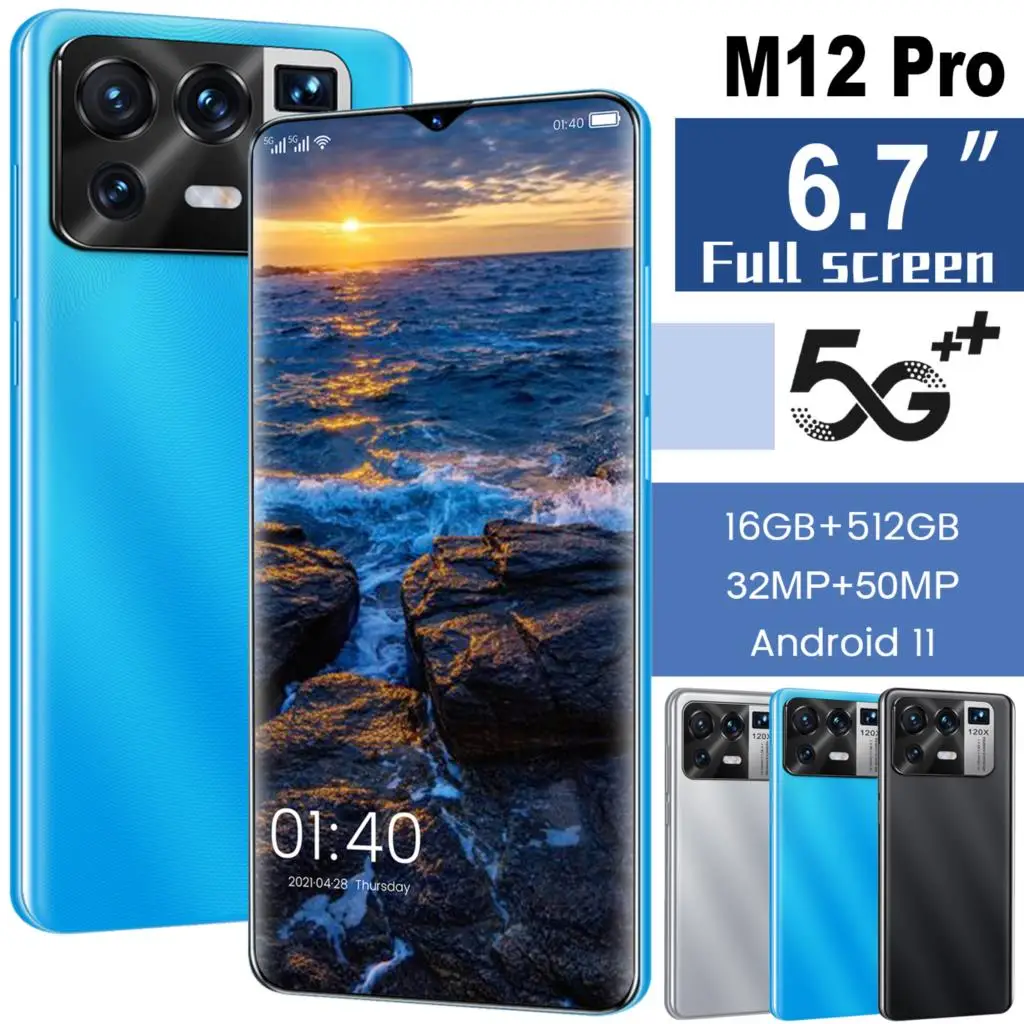 M12 Pro смартфон с 5,5-дюймовым дисплеем, десятиядерным процессором, 6,7 мАч, 16 ГБ + 6800 ГБ
M12 Pro смартфон с 5,5-дюймовым дисплеем, десятиядерным процессором, 6,7 мАч, 16 ГБ + 6800 ГБ