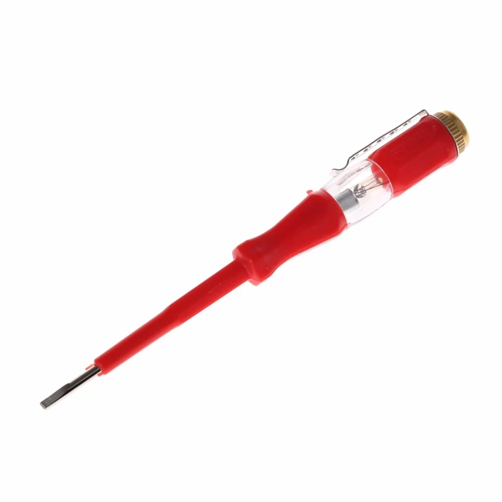 Test Pen Portable Flat Screwdriver Electric Tool Multifunctional Hand Tools LED Voltage Tester For Home Automotive Motorcycles
Test Pen Portable Flat Screwdriver Electric Tool Multifunctional Hand Tools LED Voltage Tester For Home Automotive Motorcycles