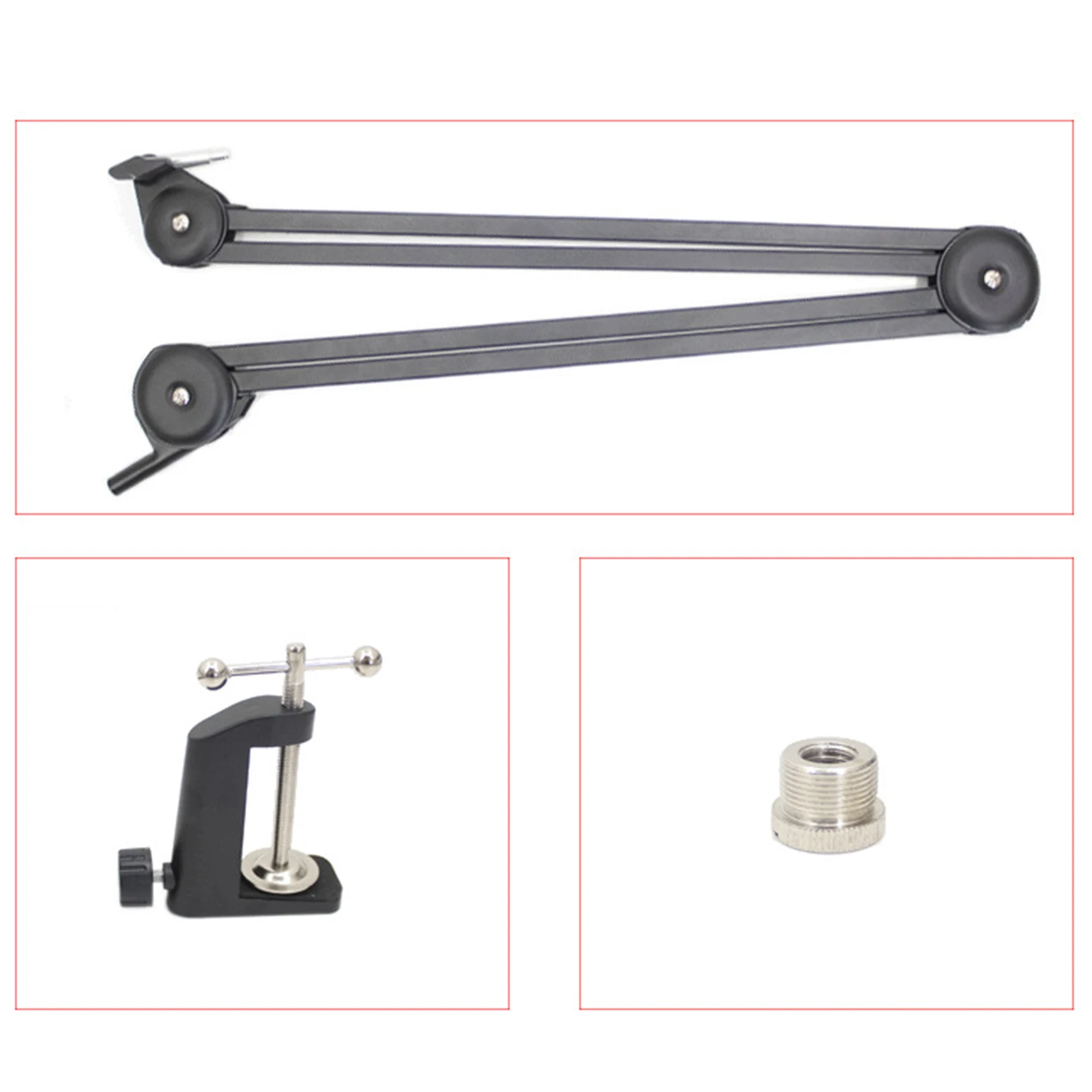 Microphone Stand Microphone Arm Stand Crossbar Microphone Clip Suspension Scissor Boom Stand For Voice Record Livestream
Microphone Stand Microphone Arm Stand Crossbar Microphone Clip Suspension Scissor Boom Stand For Voice Record Livestream