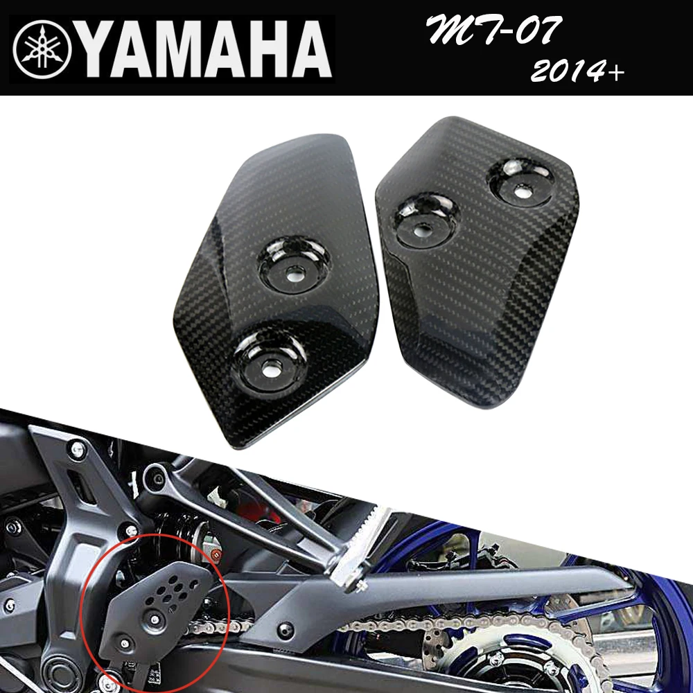 Motorcycle Real Carbon Fiber Heel Protector Tail Plate Foot Peg Protector Overlay Glossy For Yamaha FZ-07 MT-07 MT07 2013 - 2018
Motorcycle Real Carbon Fiber Heel Protector Tail Plate Foot Peg Protector Overlay Glossy For Yamaha FZ-07 MT-07 MT07 2013 - 2018