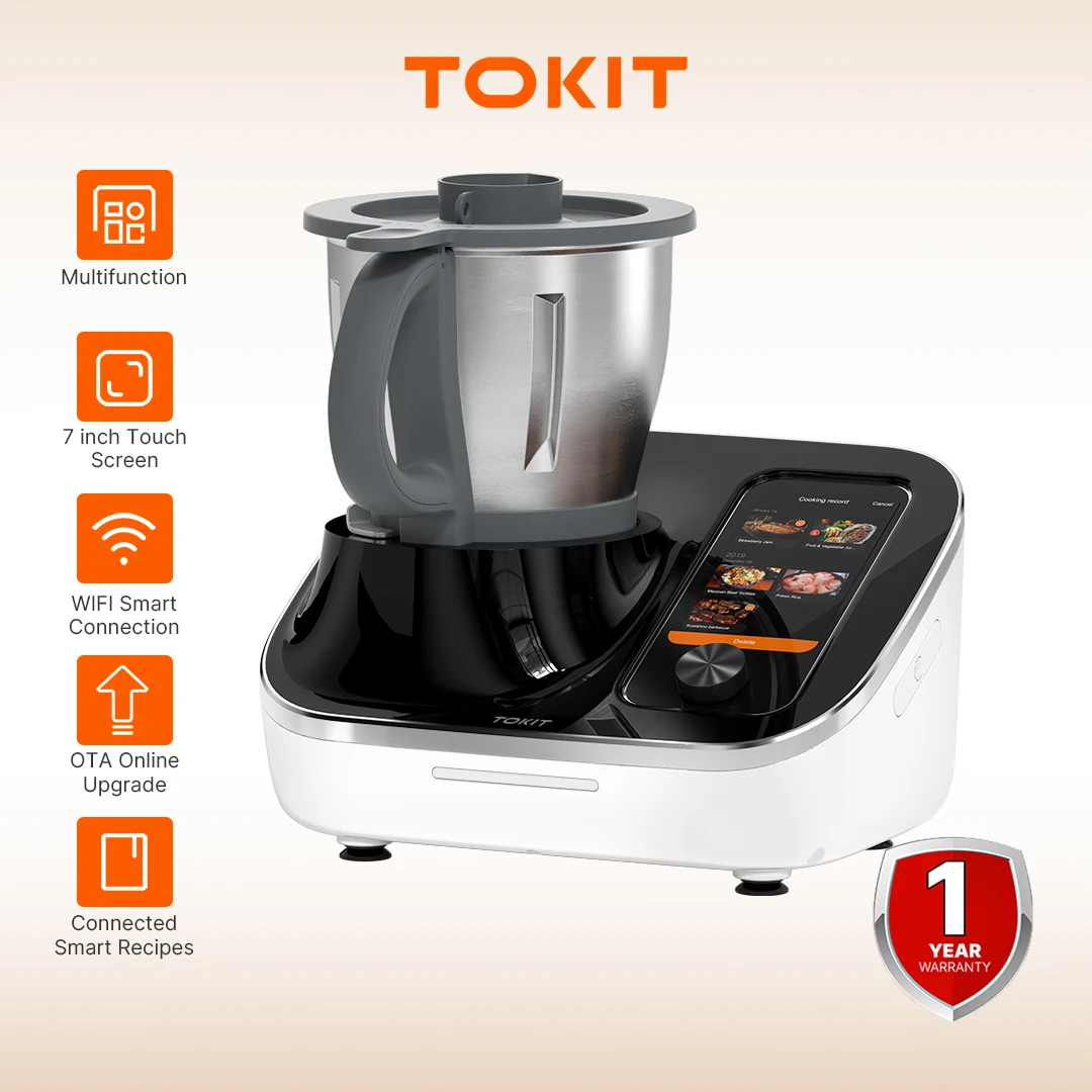 【BUY NOW GET FREE GIFT】TOKIT Omni Cook Robot All-in-1 Cooker with 21 Cooking Functions Built-in 7'' Touch Screen Guided Recipes
【BUY NOW GET FREE GIFT】TOKIT Omni Cook Robot All-in-1 Cooker with 21 Cooking Functions Built-in 7'' Touch Screen Guided Recipes