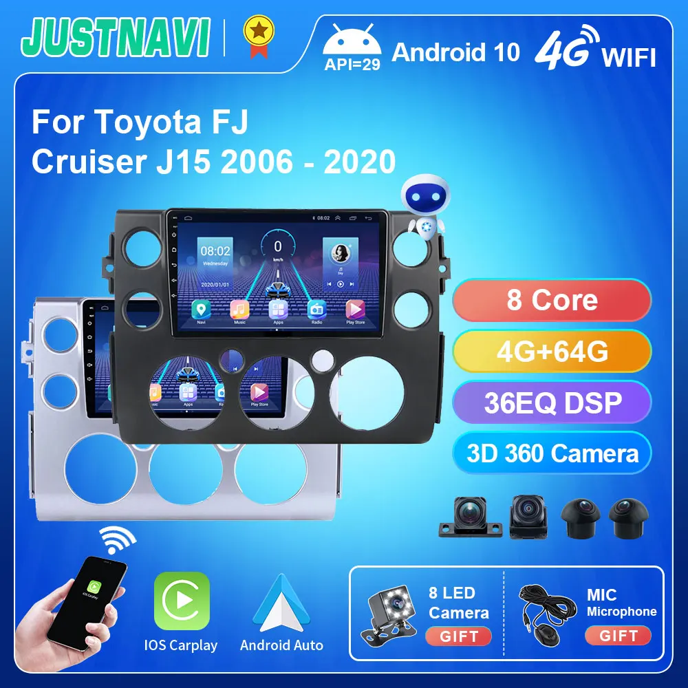 Автомобильный радиоприемник 4 Гб 64 Гб GPS RDS для Toyota FJ Cruiser J15 2006 - 2020 видеоплеер Android 10,0 DSP 2din 4G WIFI неопределенная тема без DVD
Автомобильный радиоприемник 4 Гб 64 Гб GPS RDS для Toyota FJ Cruiser J15 2006 - 2020 видеоплеер Android 10,0 DSP 2din 4G WIFI неопределенная тема без DVD