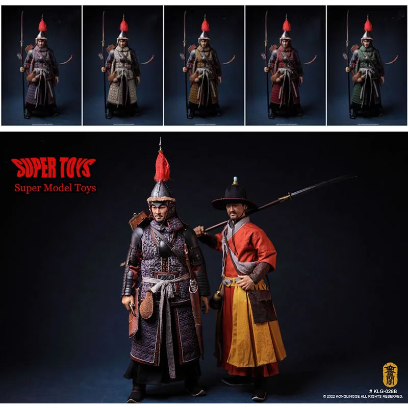 Original KLG-R028A KLG-R028B1/6 Ming Dynasty Jizhou Commander Military Model 12 Inches Full Set Collectible Action Figure Toys
Original KLG-R028A KLG-R028B1/6 Ming Dynasty Jizhou Commander Military Model 12 Inches Full Set Collectible Action Figure Toys