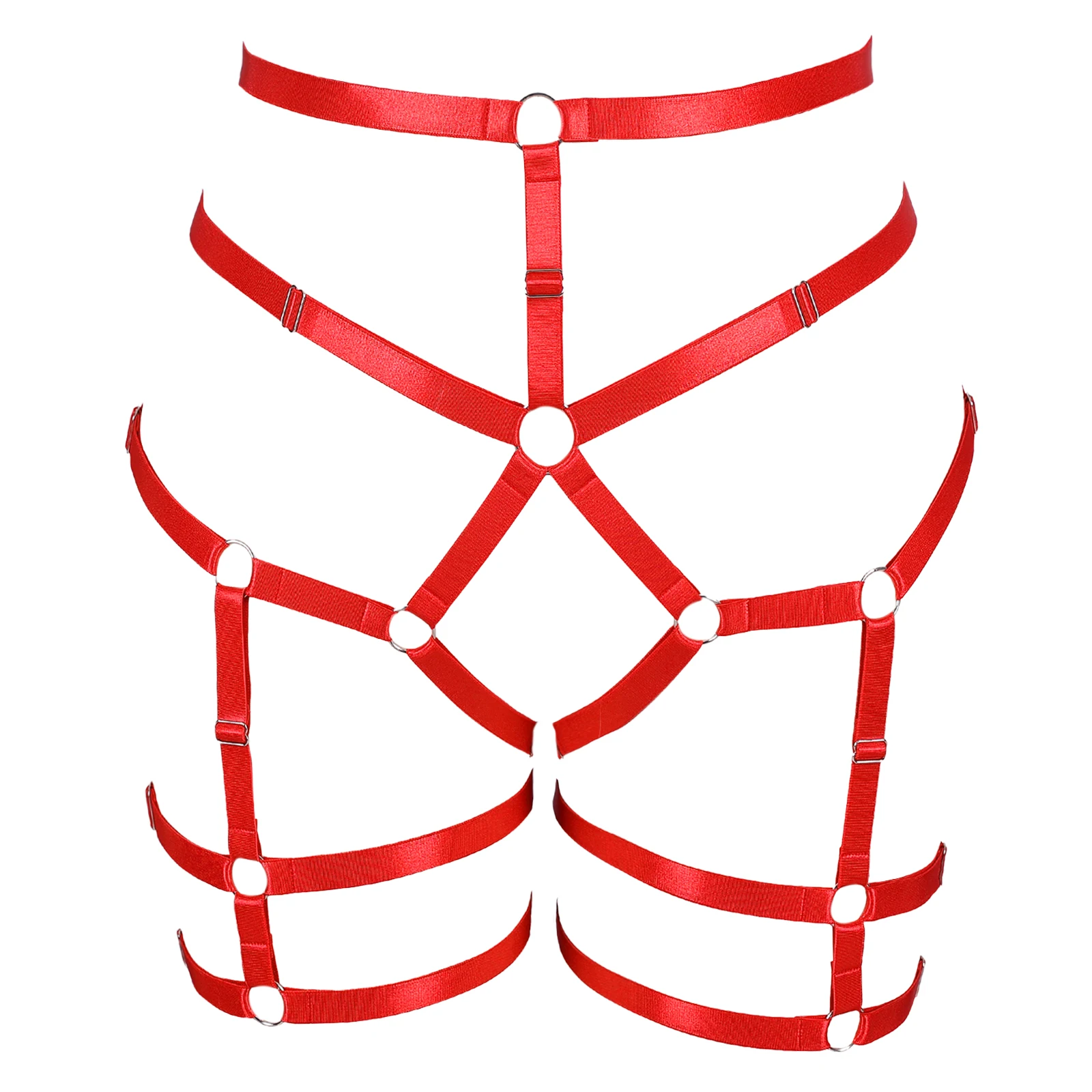Women Body Leg Garter Fashion Bondage Fetish Lingerie Sexy Harness Erotic Garter Belt Gothic Body Harness Chest Suspenders
Women Body Leg Garter Fashion Bondage Fetish Lingerie Sexy Harness Erotic Garter Belt Gothic Body Harness Chest Suspenders