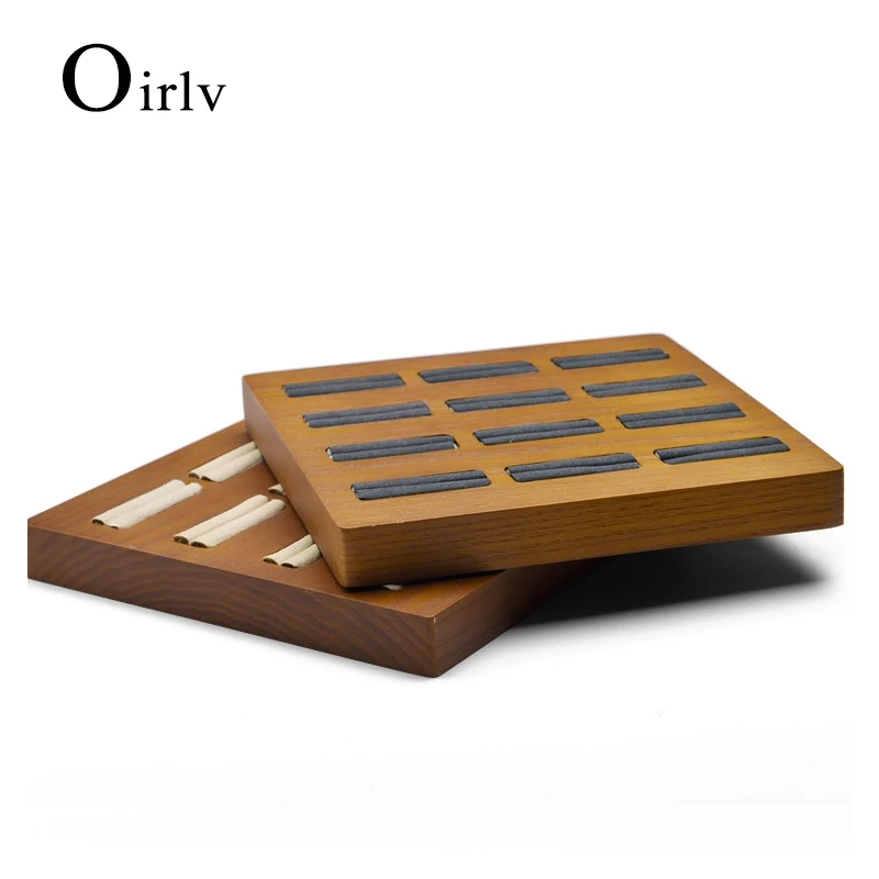 Oirlv Solid wood Cream-white&Dark gray 12 Seats Ring Display Stand with Microfiber Internal for Exhibition Jewellry Rings Holder
Oirlv Solid wood Cream-white&Dark gray 12 Seats Ring Display Stand with Microfiber Internal for Exhibition Jewellry Rings Holder