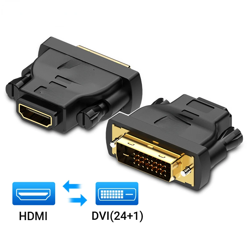2022 Trend for Projector HDMI to DVI DVI to HDMI Adapter Bi-directional DVI D 24+1 Male to HDMI Female Cable Connector Converter
2022 Trend for Projector HDMI to DVI DVI to HDMI Adapter Bi-directional DVI D 24+1 Male to HDMI Female Cable Connector Converter