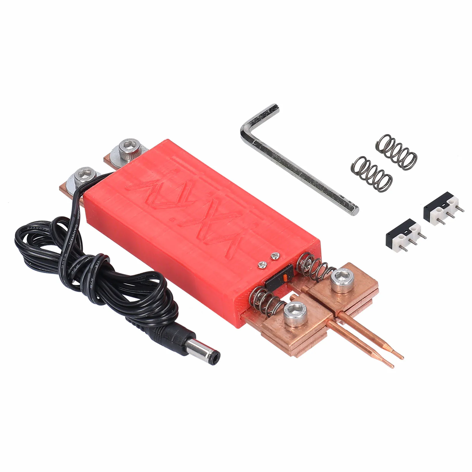 Portable Mini DIY Spot Welding Machine Set Automatic Integrated Type Spot Welding Pen Accessory for 18650 Battery Red
Portable Mini DIY Spot Welding Machine Set Automatic Integrated Type Spot Welding Pen Accessory for 18650 Battery Red