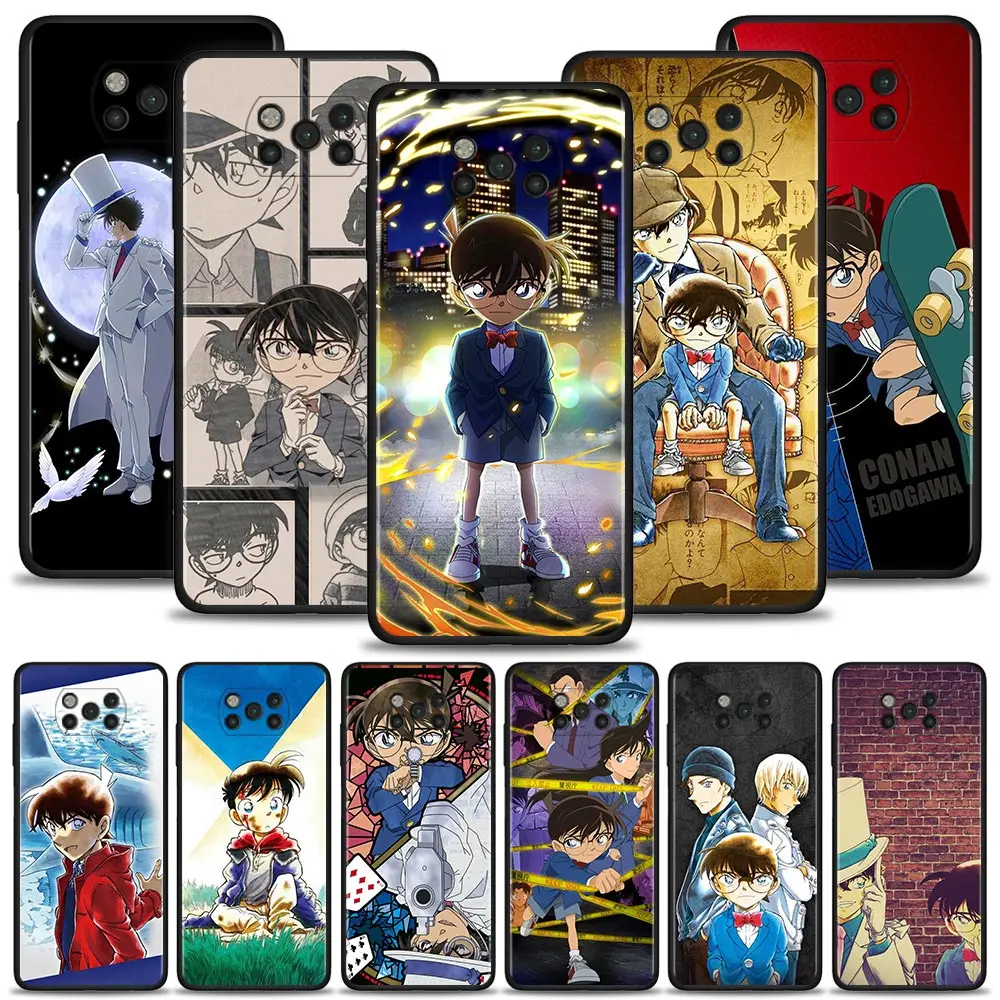 Чехол Conan Kudo Shinichi и Kaitou Kiddo для Xiaomi Poco X3 X4 NFC M3 M4 Pro 5G Mi 12 11 10T Note 10 9 |