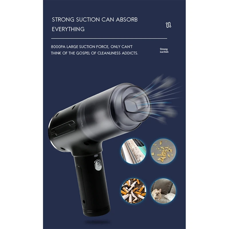 Portable Vacuum Cleaner Wireless Handheld Vaccum Cleaner For Car Home Pet Desktop Cleaning Cordless Vacuum Cleaner
Portable Vacuum Cleaner Wireless Handheld Vaccum Cleaner For Car Home Pet Desktop Cleaning Cordless Vacuum Cleaner