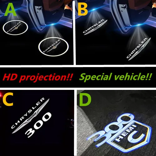 2Pcs LED Car Door Logo Lamp Laser Project Ambient Light Flash Lamp Luces For Chrysler 300 300c 200 Sebring FR JR JS Lancia Thema
2Pcs LED Car Door Logo Lamp Laser Project Ambient Light Flash Lamp Luces For Chrysler 300 300c 200 Sebring FR JR JS Lancia Thema