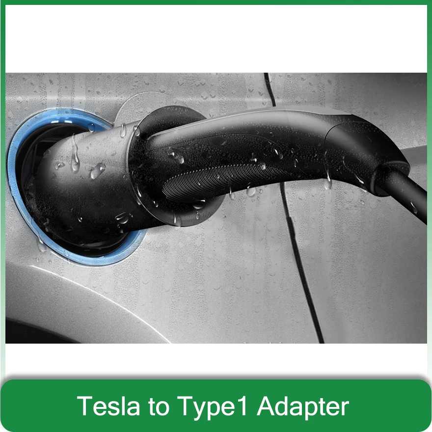 Electric vehicle car accessories 2023 J1772 model y/3/s/x Tesla to Type 1 EV Adapter converter charger stations 60A 240V 
Electric vehicle car accessories 2023 J1772 model y/3/s/x Tesla to Type 1 EV Adapter converter charger stations 60A 240V