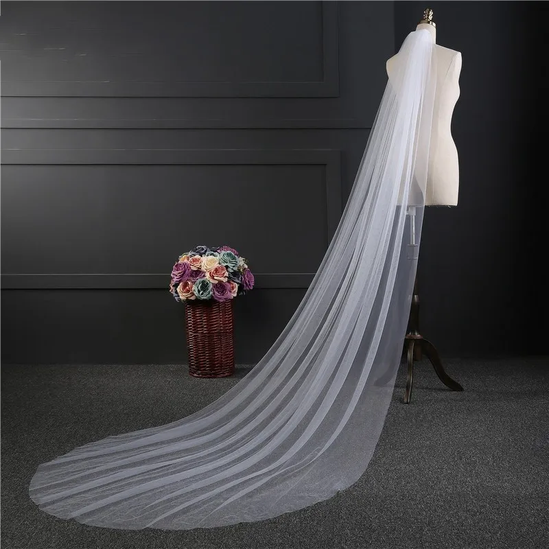 Free shipping 2M White/Ivory Wedding Veil One-layer long Bridal Veil Head Veil Wedding Accessories velos novia 2023
Free shipping 2M White/Ivory Wedding Veil One-layer long Bridal Veil Head Veil Wedding Accessories velos novia 2023