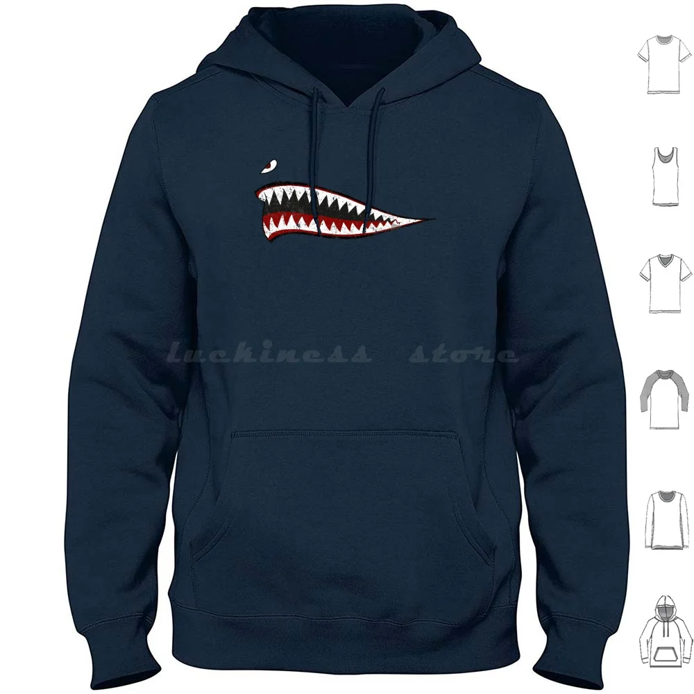 Shark Teeth P-40 Warhawk Nose Art ( Reversed Version ) Hoodie cotton Long Sleeve Shark Teeth Shark Mouth P 40 Warhawk
Shark Teeth P-40 Warhawk Nose Art ( Reversed Version ) Hoodie cotton Long Sleeve Shark Teeth Shark Mouth P 40 Warhawk