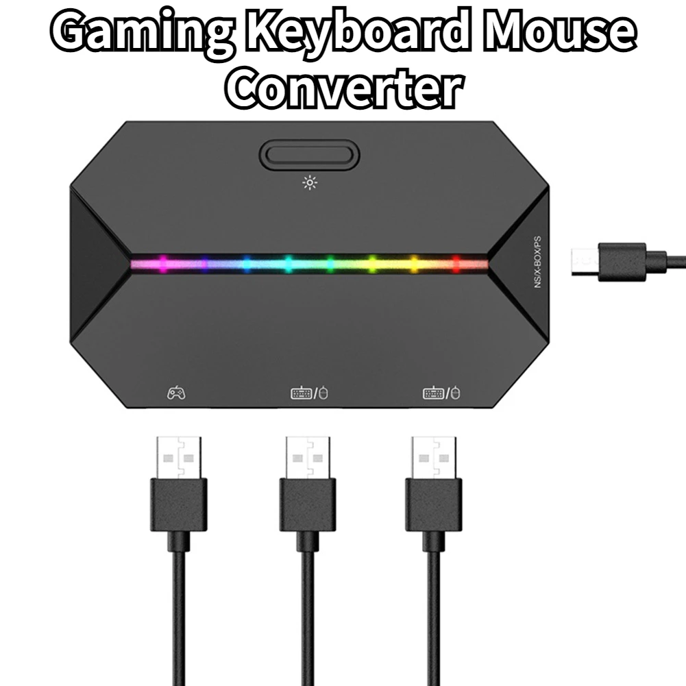 Gaming Keyboard Mouse G6L Converter Portable Wired Mobile Controller Adapter for PS3 PS4 Nintend Switch Xbox One Game Console
Gaming Keyboard Mouse G6L Converter Portable Wired Mobile Controller Adapter for PS3 PS4 Nintend Switch Xbox One Game Console