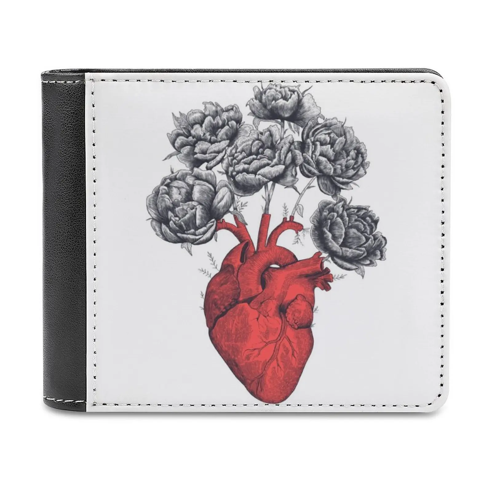 Heart With Peonies Leather Wallet Men's Wallet Purse Money Clips Heart Peonies Flowers Flower Nature Beauty France French
Heart With Peonies Leather Wallet Men's Wallet Purse Money Clips Heart Peonies Flowers Flower Nature Beauty France French