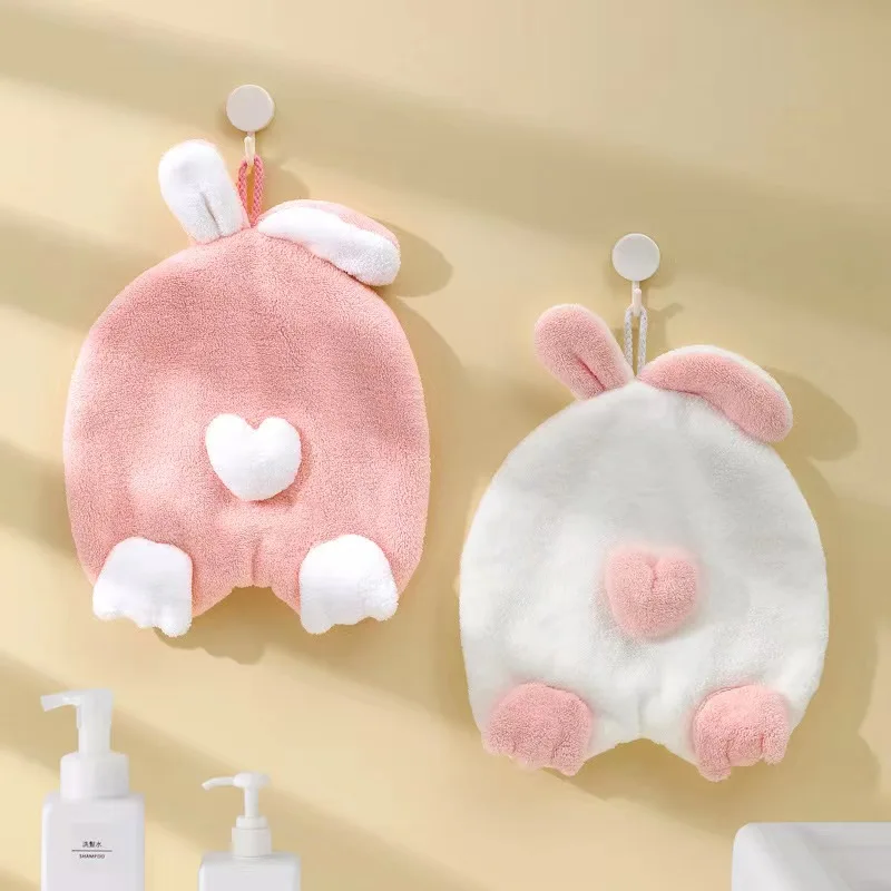 New Cute Love Rabbit Hand Towel Thick Coral Velvet Quick Dry Comfortable Cartoon Wipe Handkerchief Children's Household Products
New Cute Love Rabbit Hand Towel Thick Coral Velvet Quick Dry Comfortable Cartoon Wipe Handkerchief Children's Household Products