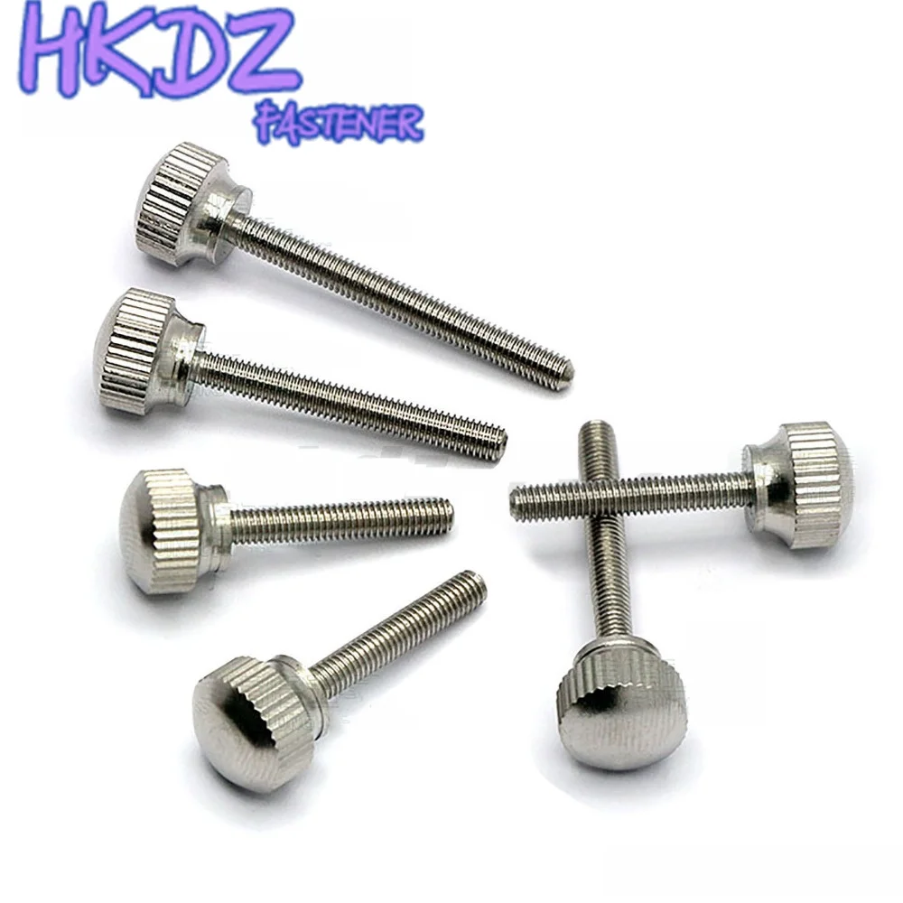 M3 303 Stainless Steel Arc Head Knurled Thumb Screw Hand Tighten Lock Screws Length 18/20/25mm
M3 303 Stainless Steel Arc Head Knurled Thumb Screw Hand Tighten Lock Screws Length 18/20/25mm